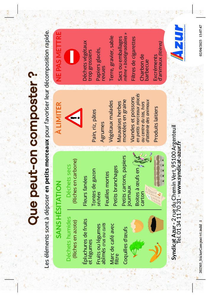 Consignes compostage individuel