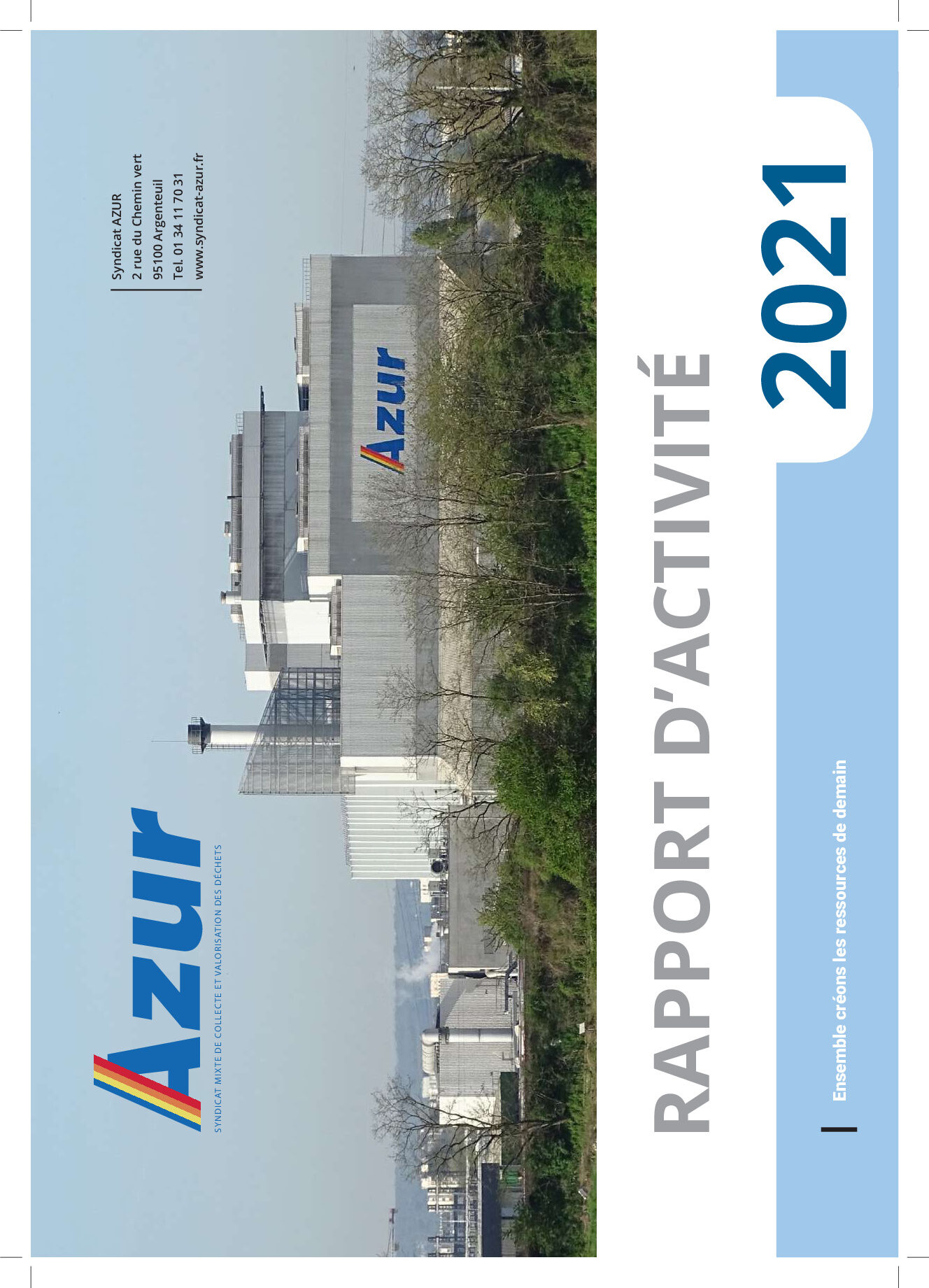 Rapport d&rsquo;activités Azur 2021